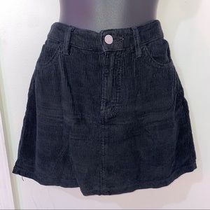 Corduroy Mini Skirt